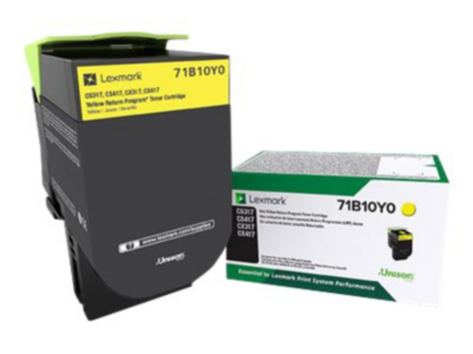Tóner Lexmark 71B10Y0 Amarillo - vista 1