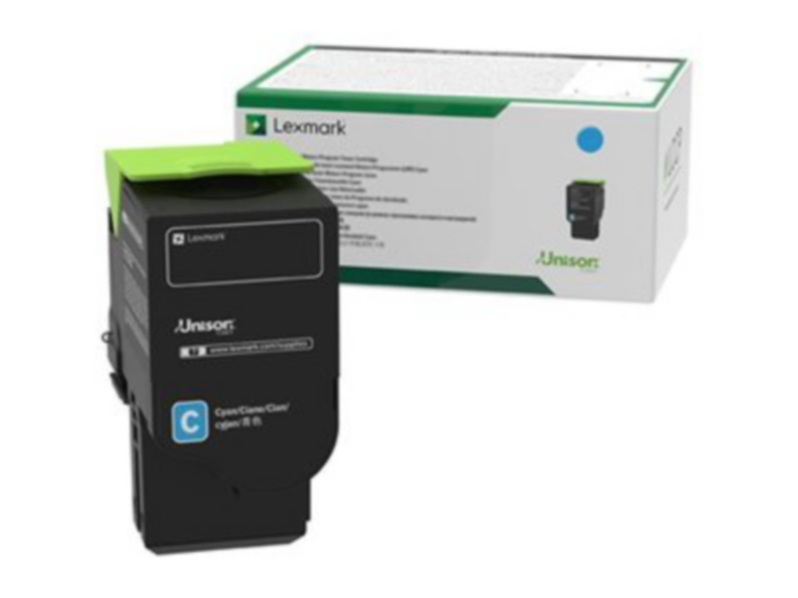 Tóner Lexmark 78C00CG Cian - vista 1
