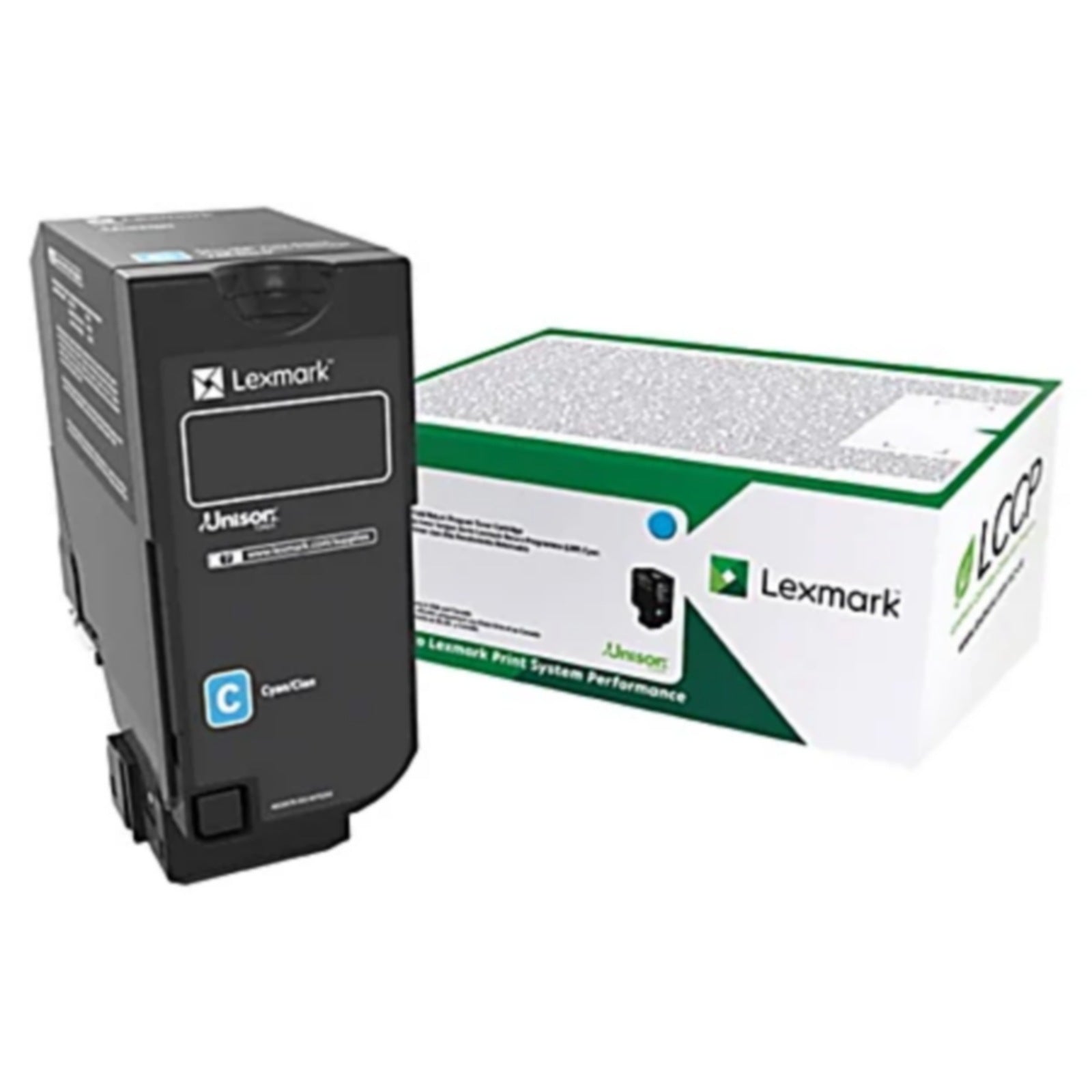 Tóner Lexmark 81C0XCG Cian Alto Rendimiento - vista 1