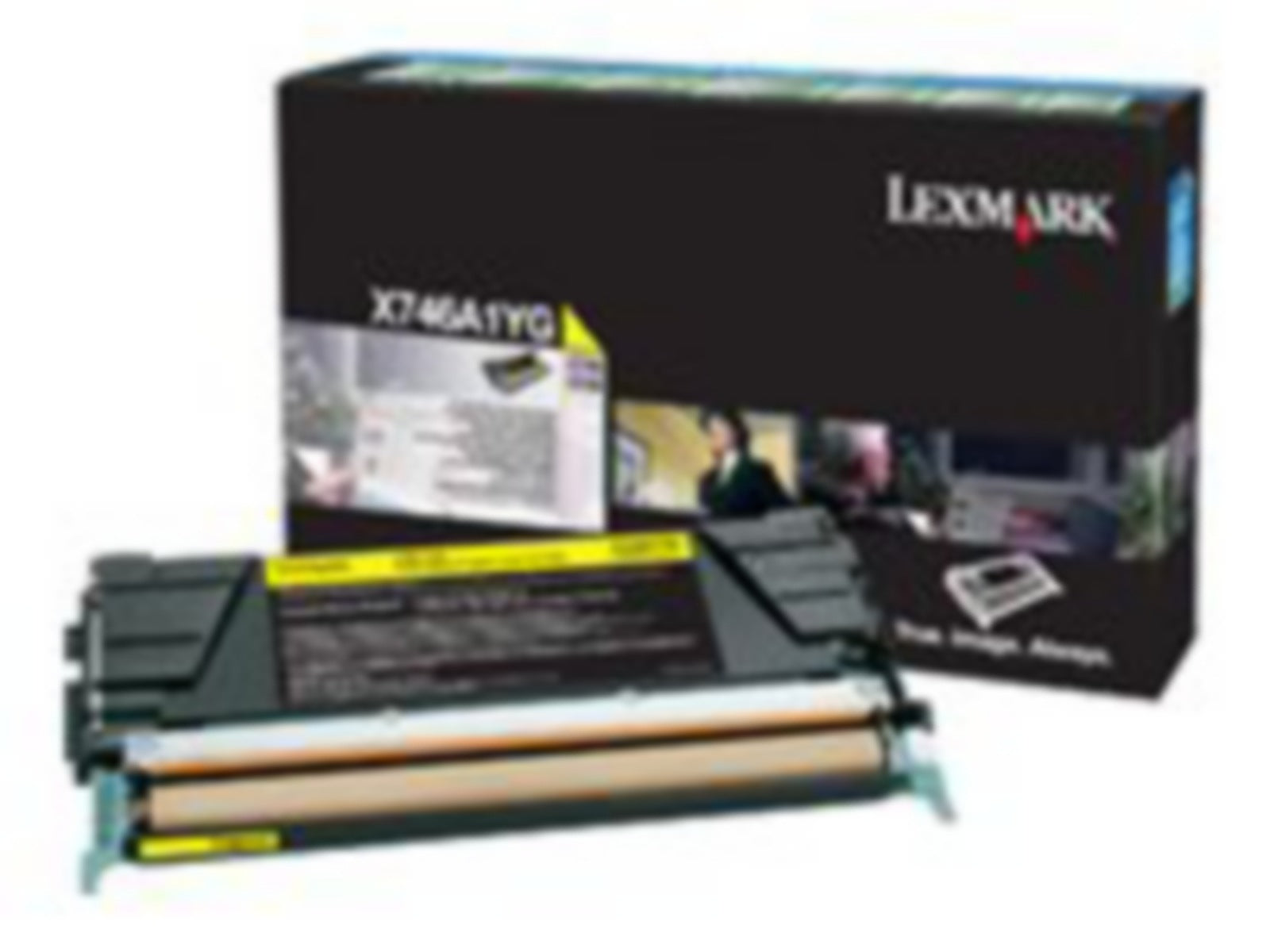 Tóner Lexmark X746A1YG Amarillo - vista 3