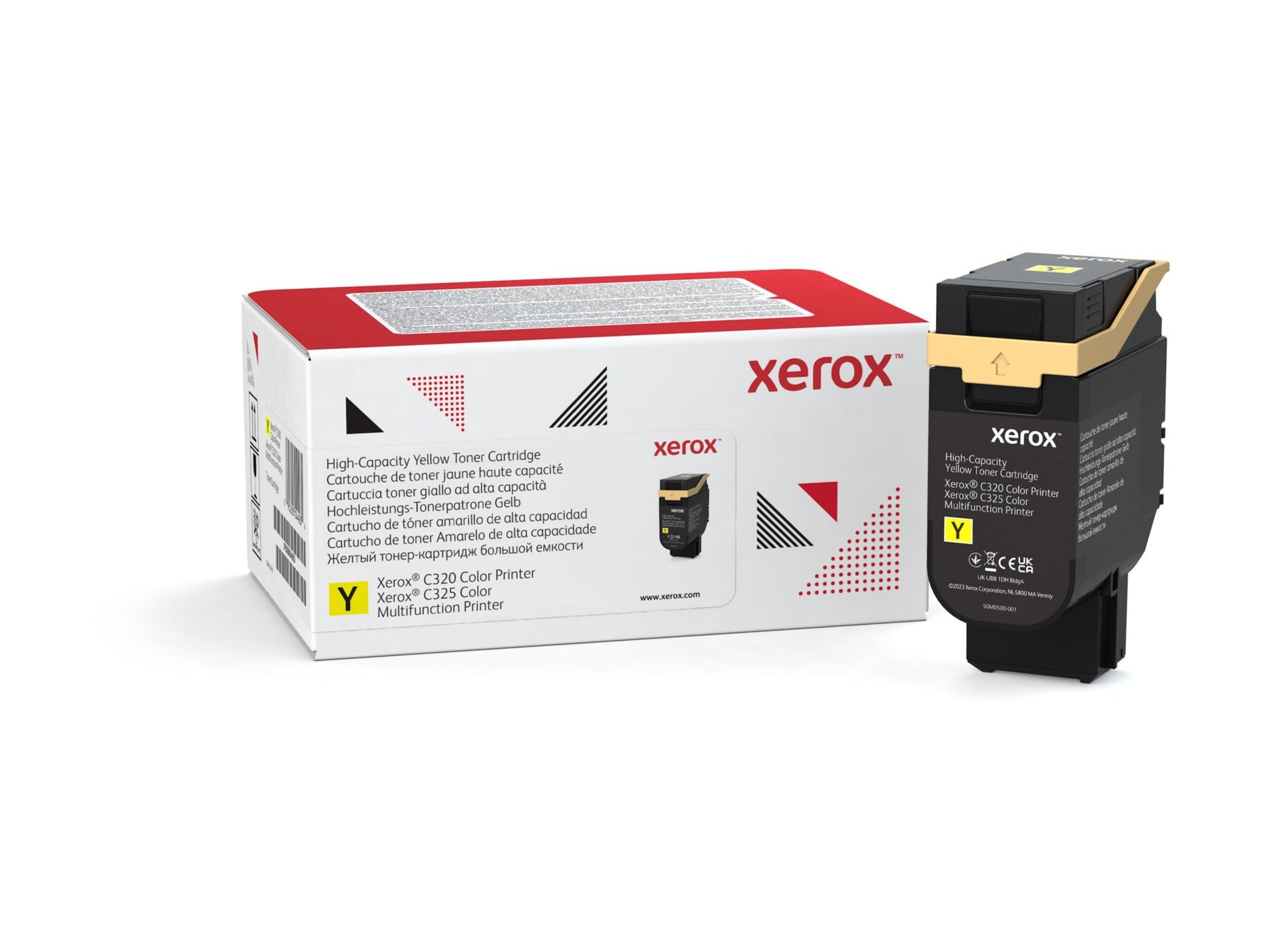 Tóner Xerox C320/C325 Amarillo Alto Rendimiento - vista 1