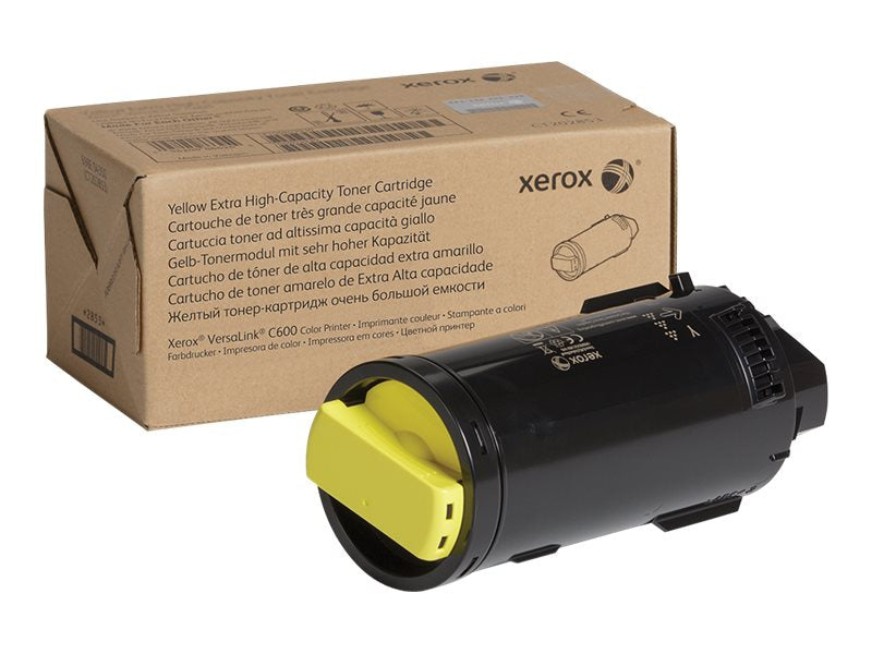 Tóner Xerox VersaLink C600 Amarillo Alto Rendimiento - vista 1