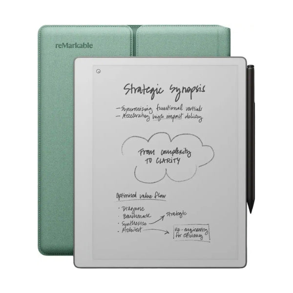 tablet-de-papel-remarkable-paper-pure-103-32gb-con-marker-plus-y-funda-mist-green