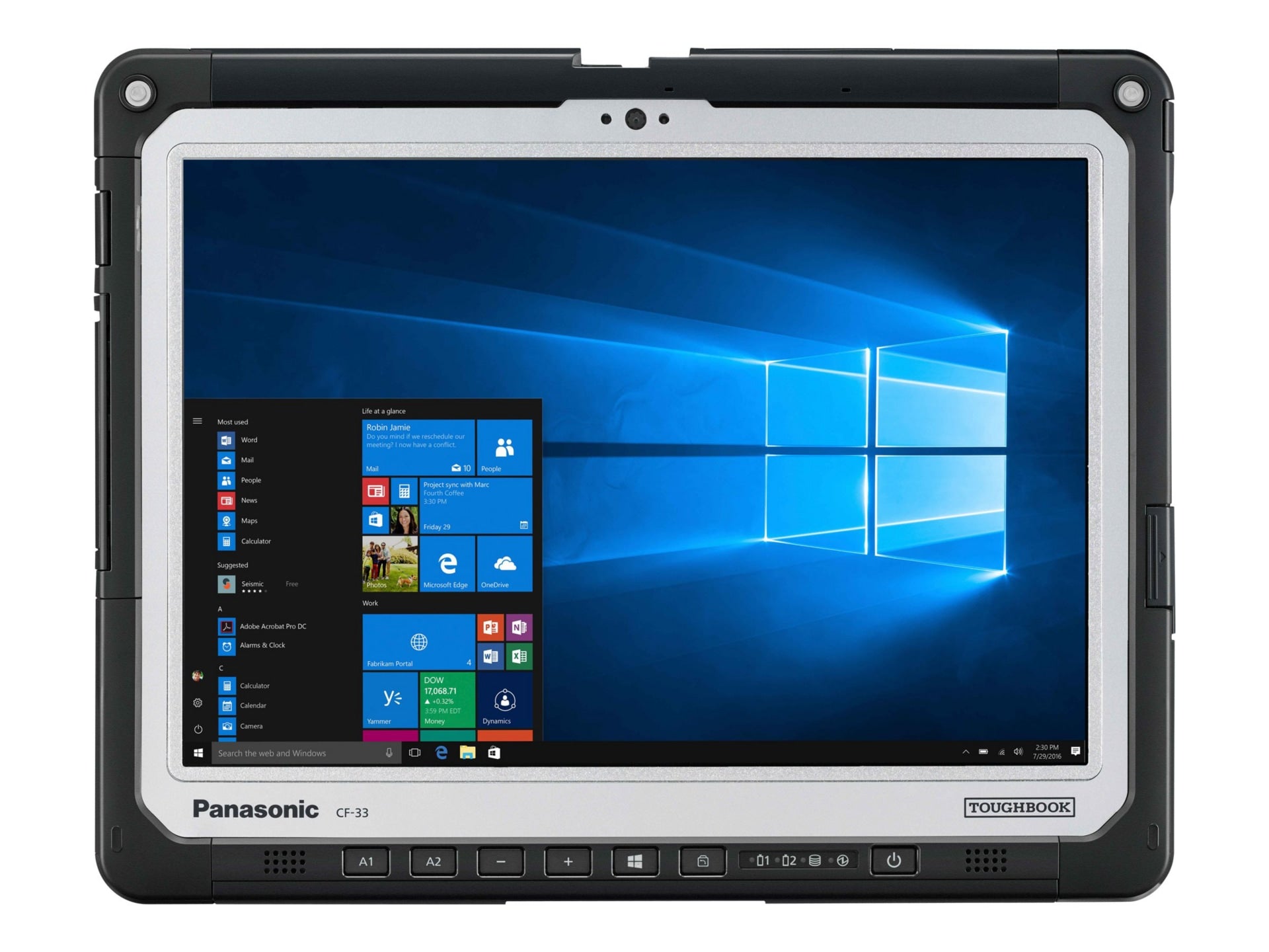 Tablet Panasonic Toughbook 33 12", Intel Core I5 10 Núcleos, 16GB DDR4, 512 GB SSD, Táctil - vista 2