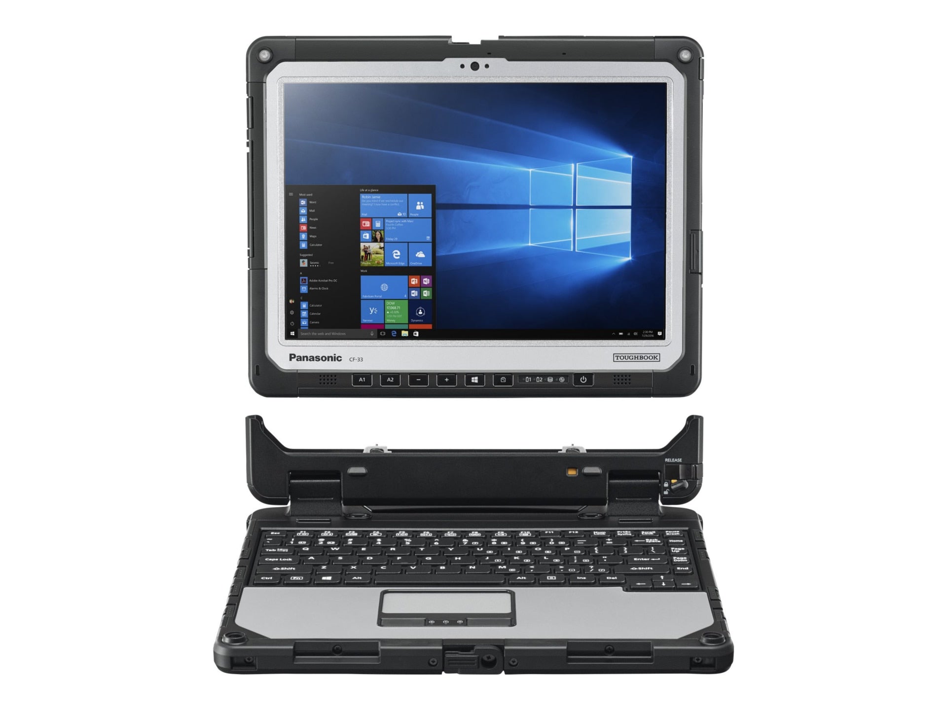 Tablet Panasonic Toughbook 33 12", Intel Core I5 10 Núcleos, 16GB DDR4, 512 GB SSD, Táctil - vista 4