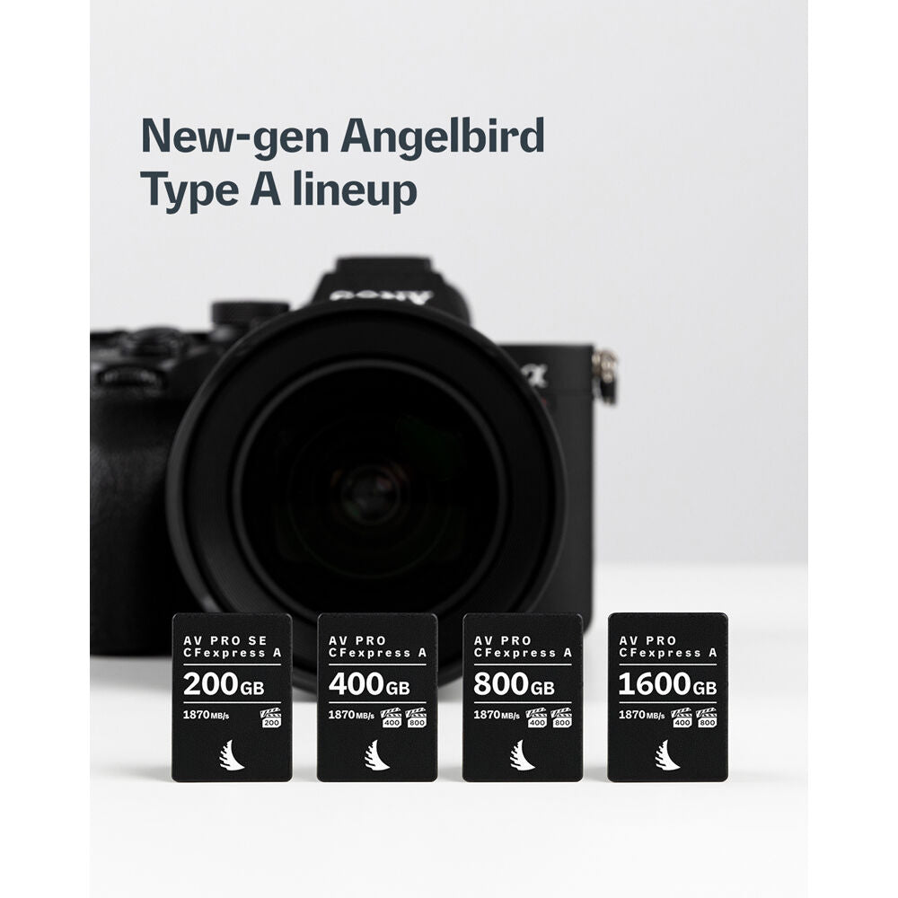 Tarjeta CFexpress Type A Angelbird 1600GB AV PRO MK3 CFexpress v4 Type A - contenido de la caja