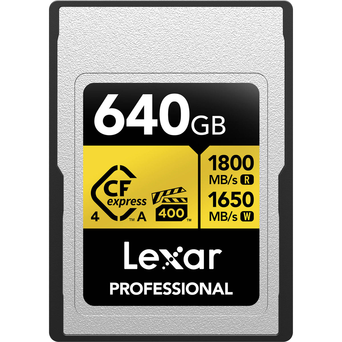Tarjeta CFexpress Type A Lexar 640GB Professional GOLD CFexpress 4.0 Type A - vista principal