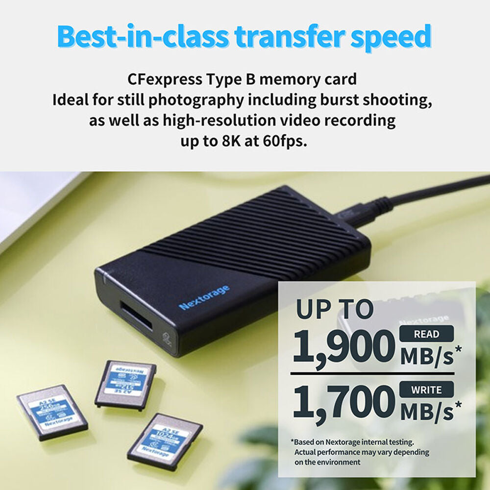 Tarjeta CFexpress Type A Nextorage 1TB NX-A2SE CFexpress 4.0 Type A - vista frontal