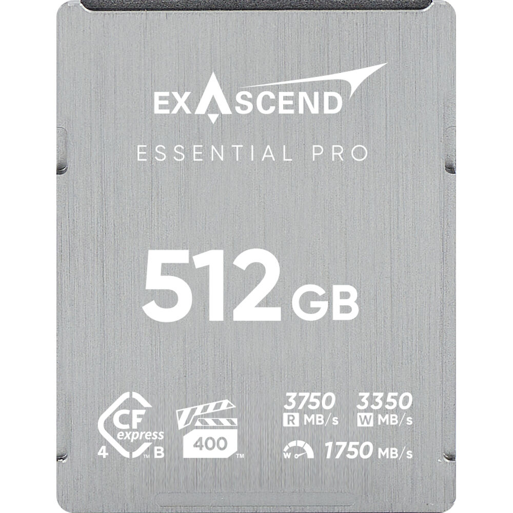 Tarjeta CFexpress Type B Exascend 512GB Essential Pro CFexpress 4.0 Type B - vista principal
