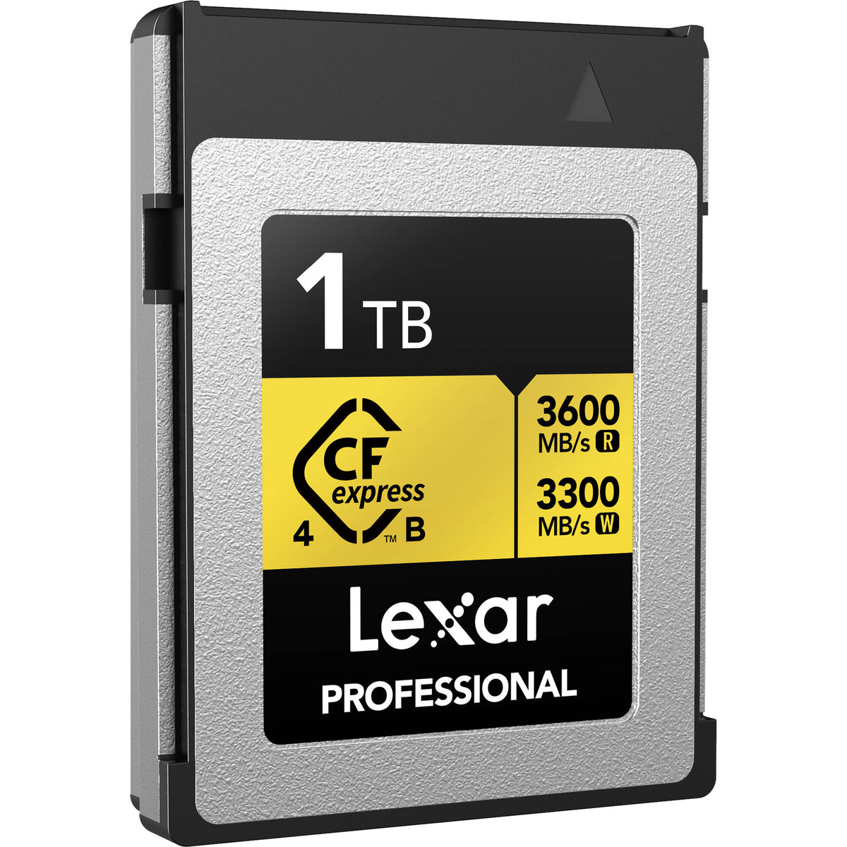 Tarjeta CFexpress Type B Lexar 1TB Professional GOLD CFexpress 4.0 Type B - en uso