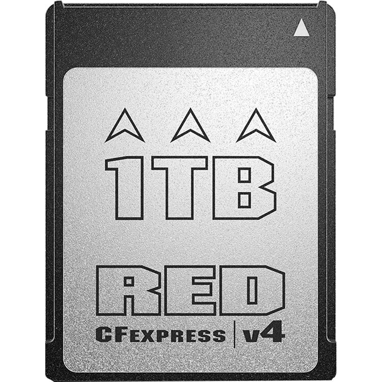 Tarjeta CFexpress Type B RED Digital Cinema 1TB PRO CFexpress v4 Type B - vista frontal
