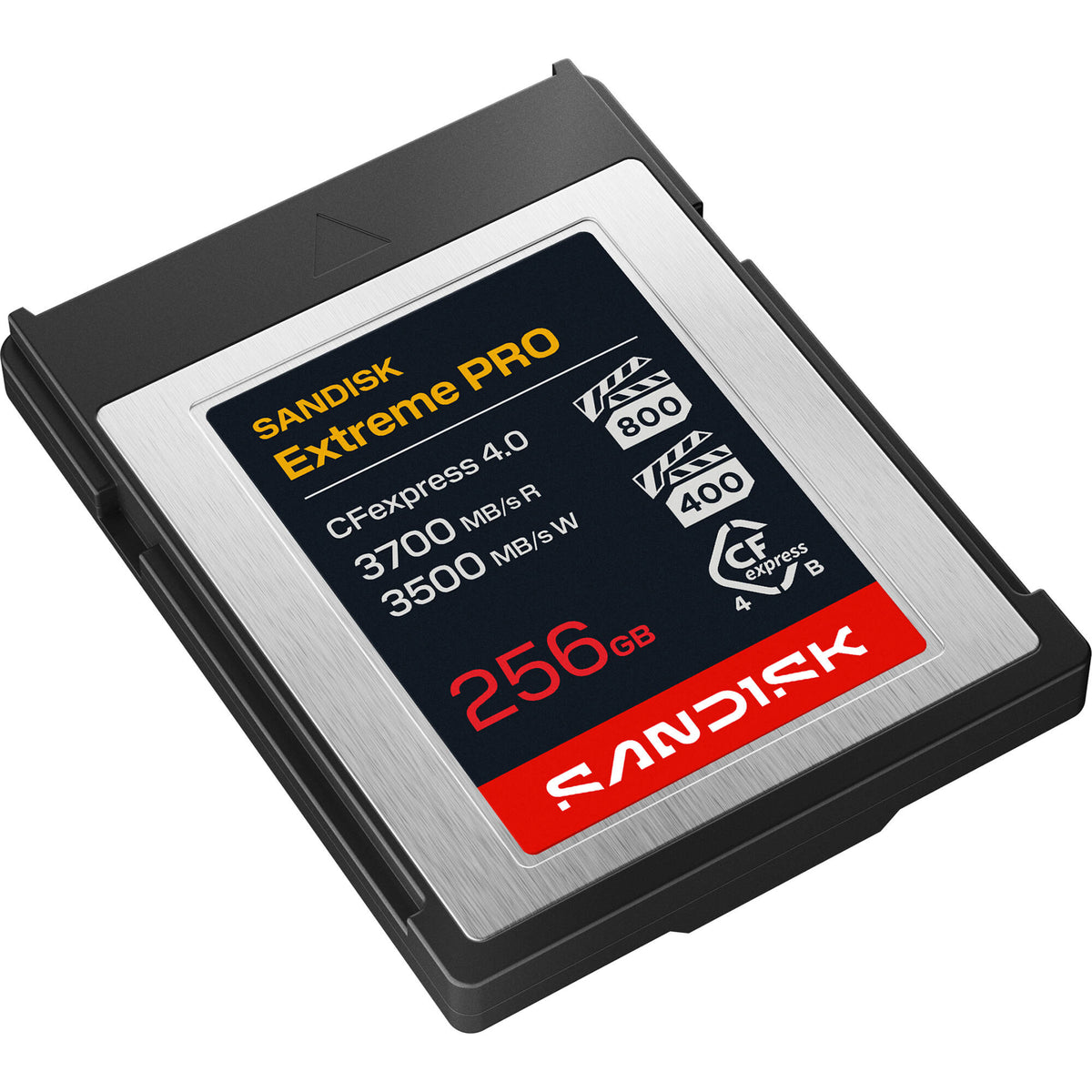 Tarjeta CFexpress Type B SanDisk 256GB Extreme PRO CFexpress 4.0 Type B - vista frontal