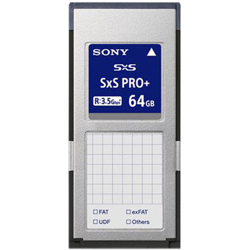 Tarjeta de memoria Sony 64GB SxS PRO+ E Serie - vista principal