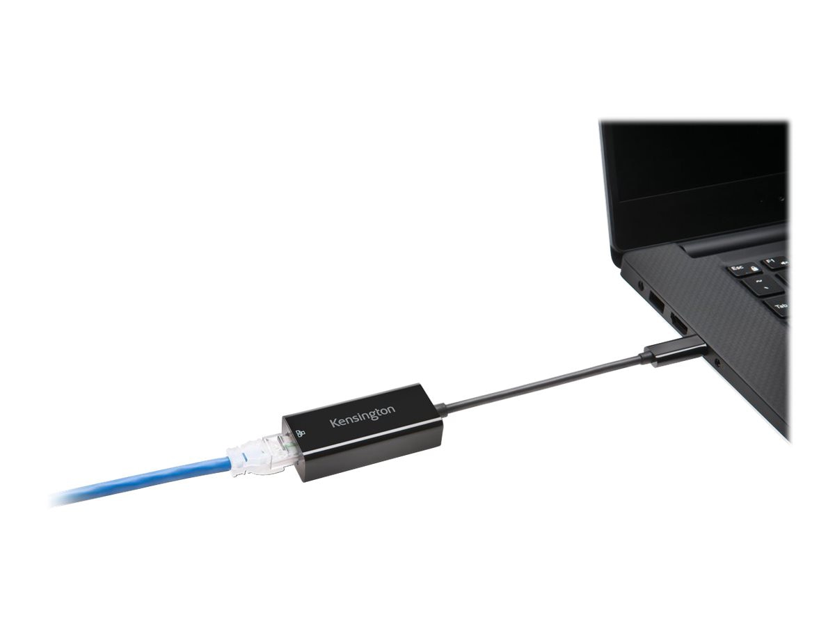 Tarjeta de Red Kensington CA1100E USB-C to Ethernet Adapter - vista 3