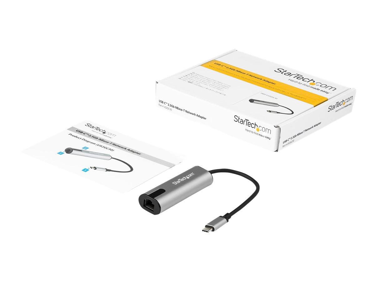 Tarjeta de Red StarTech.com StarTech 2.5GbE USB C to Ethernet Adapter - vista 3