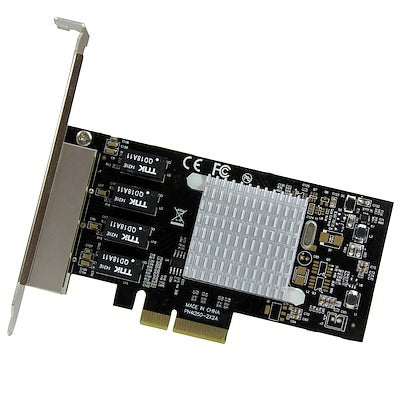 Tarjeta de Red StarTech.com StarTech 4-Port Gigabit Ethernet Network Card - vista 2