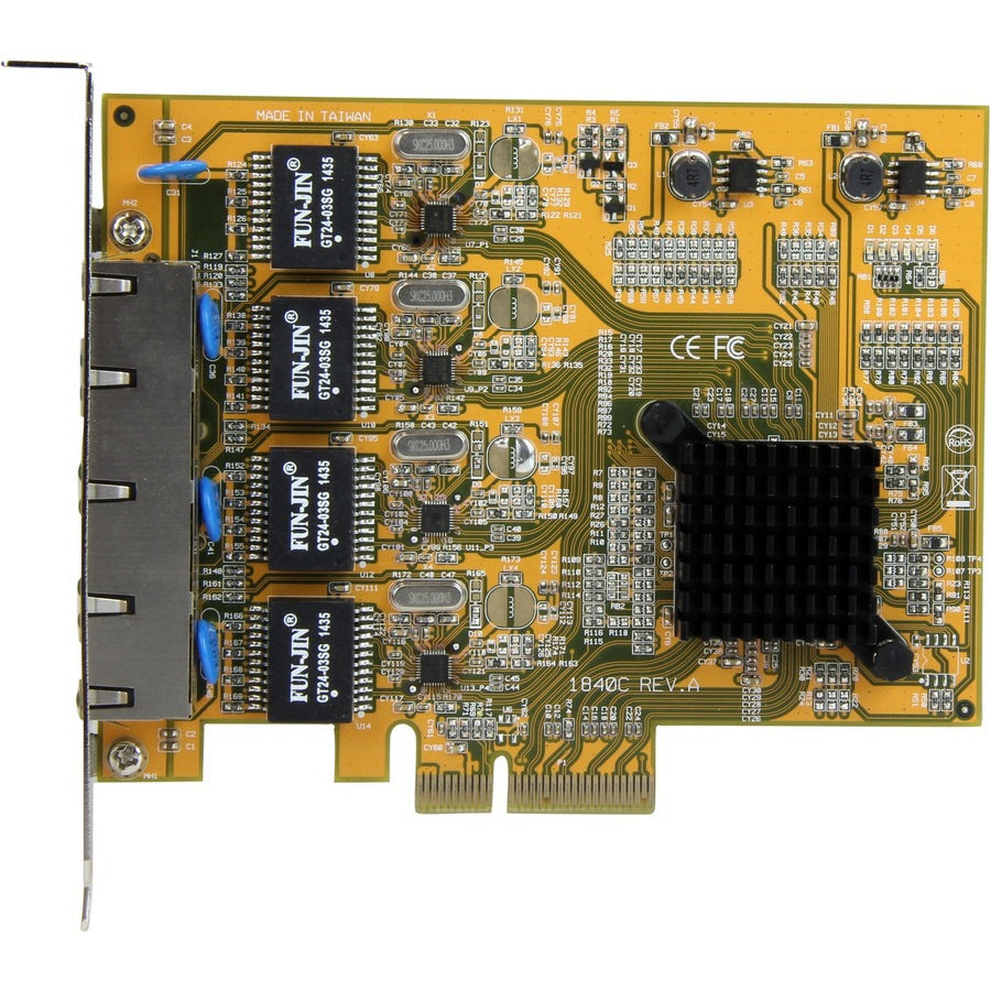 Tarjeta de Red StarTech.com StarTech 4 Port PCIe Network Card - vista 6