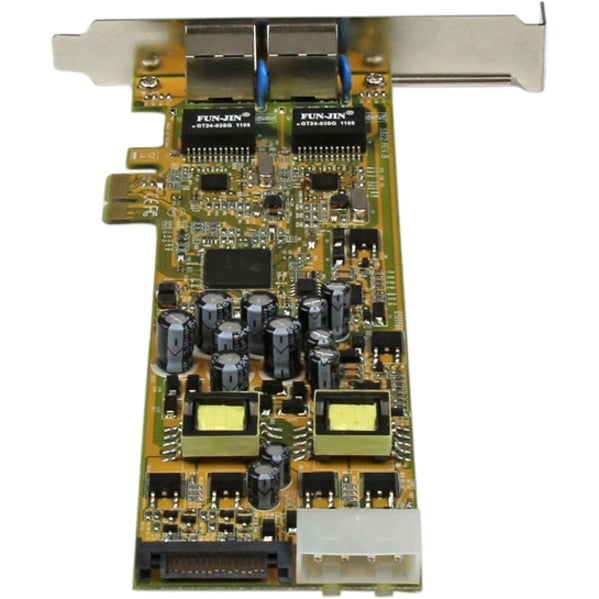 Tarjeta de Red StarTech.com StarTech Dual Port PCI Express Gigabit Ethernet Network Card Adapter - vista 2