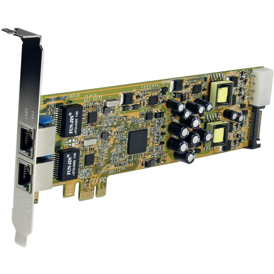 Tarjeta de Red StarTech.com StarTech Dual Port PCI Express Gigabit Ethernet Network Card Adapter - vista 3