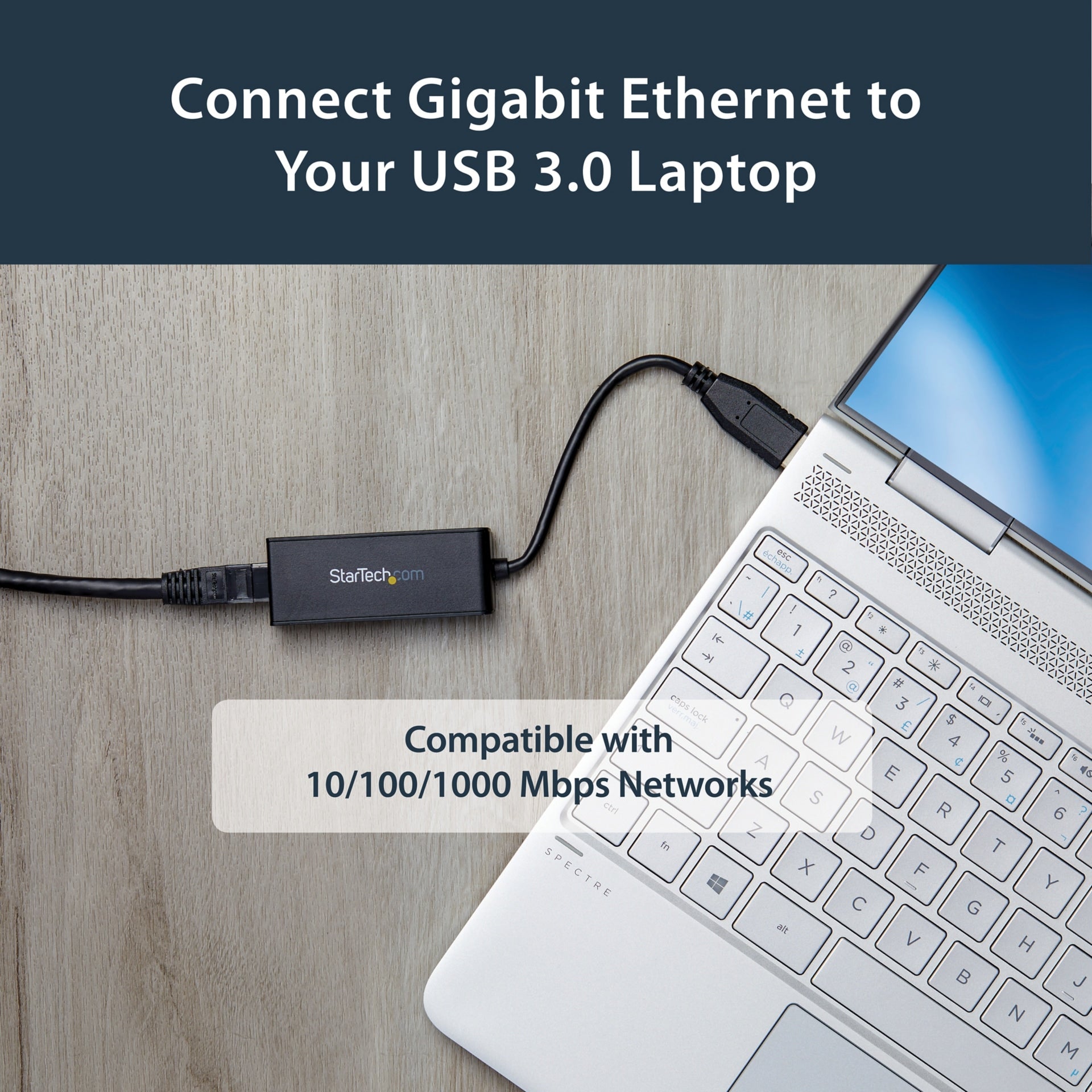Tarjeta de Red StarTech.com StarTech USB to Ethernet Adapter - vista 4