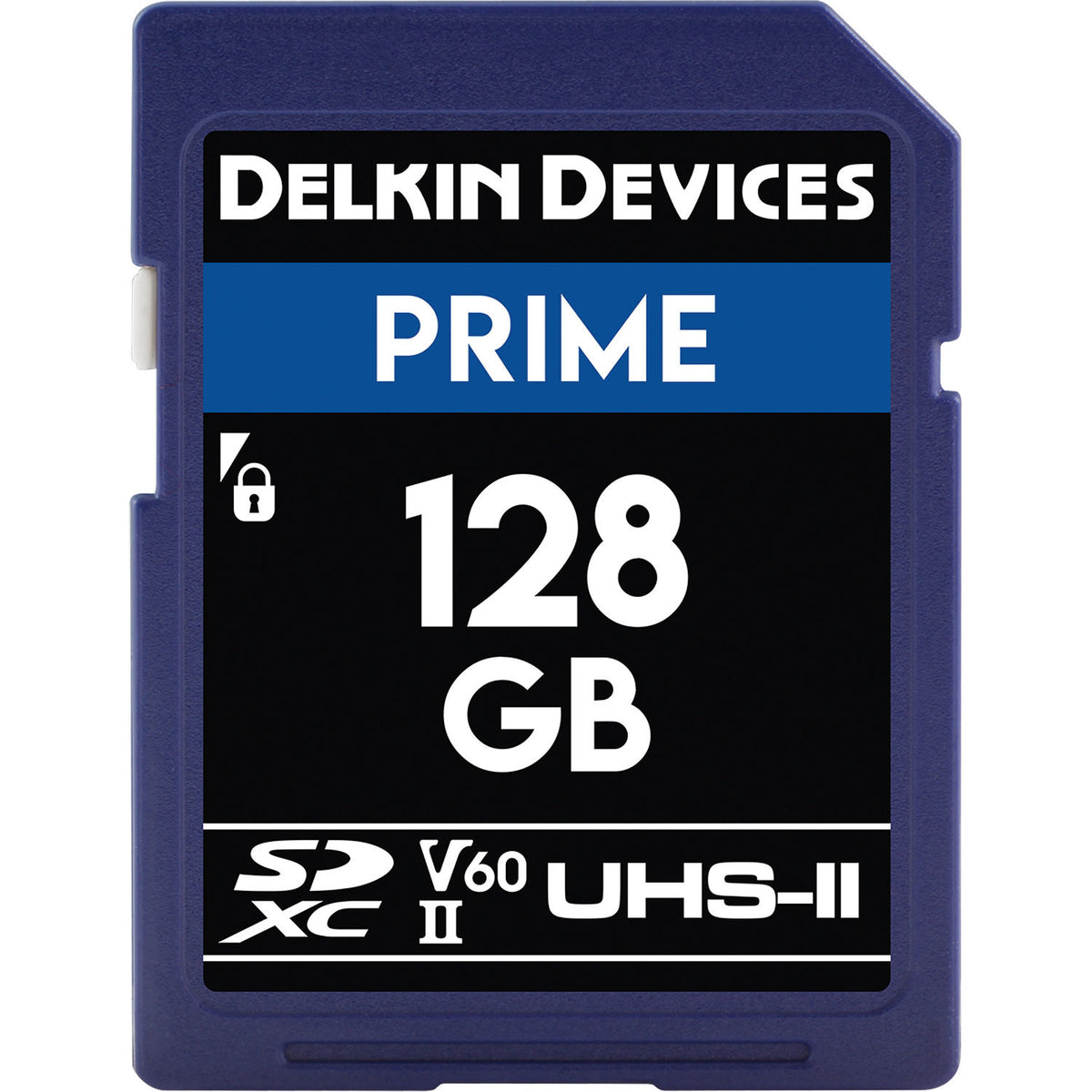 Tarjeta Delkin Devices 128GB PRIME UHS-II SDXC - vista principal