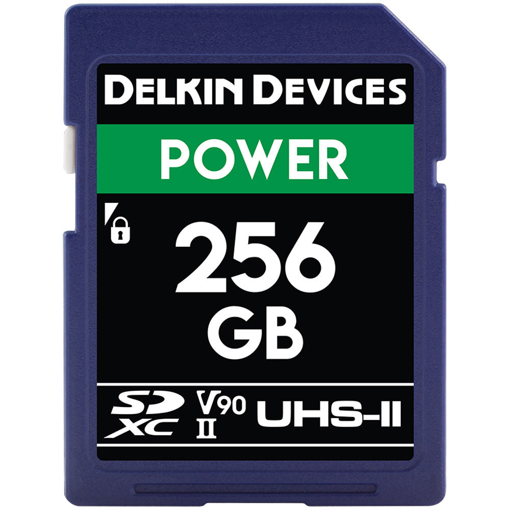 Tarjeta Delkin Devices 256GB POWER UHS-II SDXC - vista principal