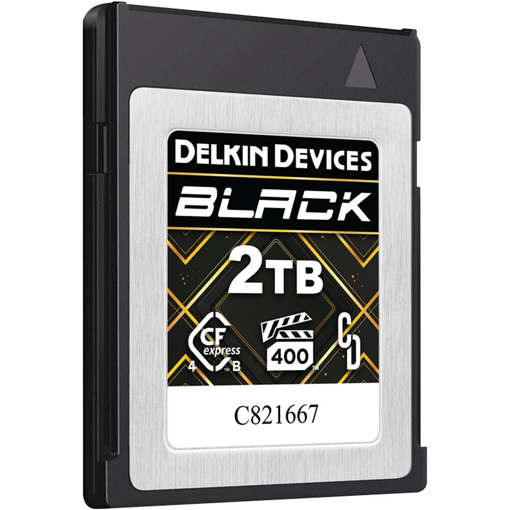 Tarjeta Delkin Devices 2TB BLACK CFexpress Type B 4.0 - vista frontal