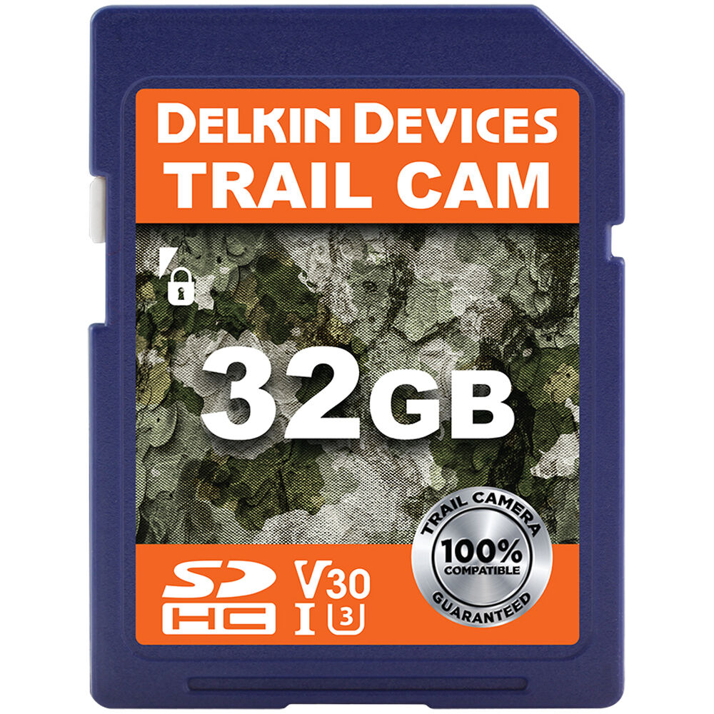 Tarjeta Delkin Devices 32GB Trail Cam UHS-I SDXC - vista principal