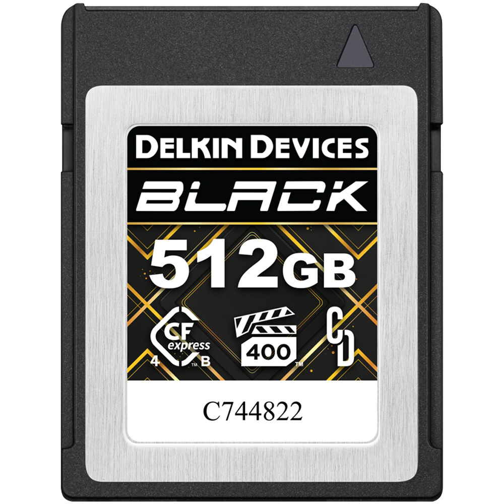 Tarjeta Delkin Devices 512GB BLACK CFexpress Type B 4.0 - vista principal