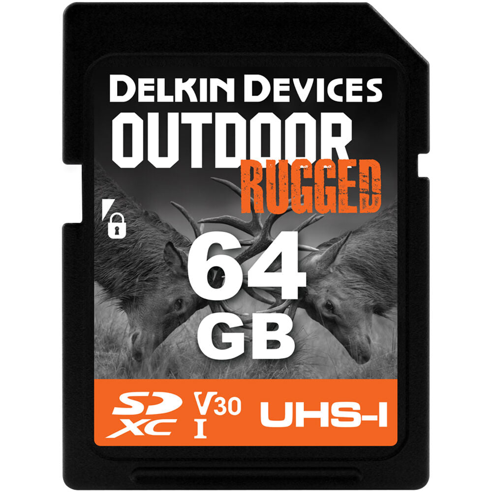 Tarjeta Delkin Devices 64GB Outdoor RUGGED UHS-I SDXC - vista principal