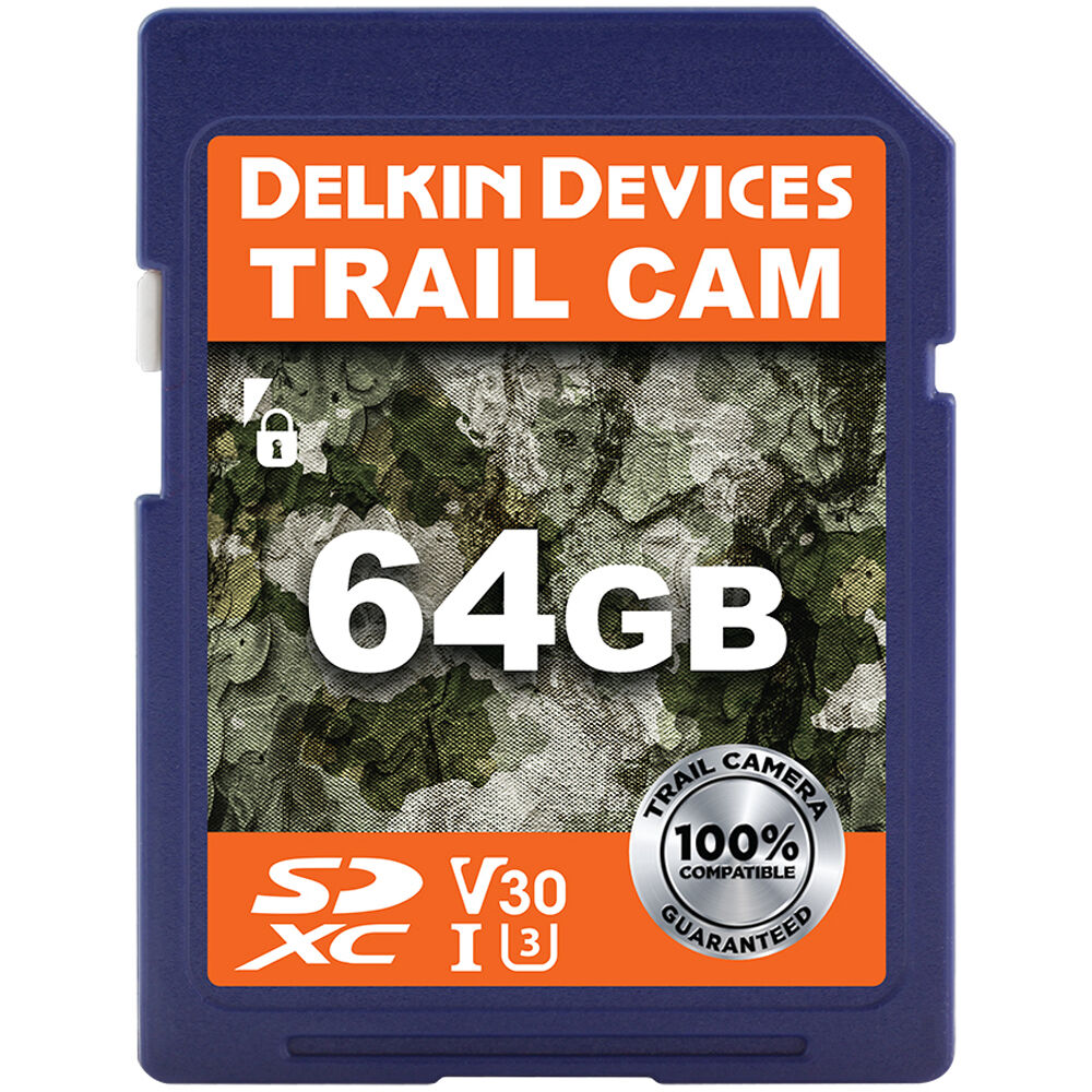 Tarjeta Delkin Devices 64GB Trail Cam UHS-I SDXC - vista principal