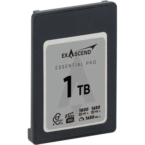 Tarjeta Exascend 1TB Essential Pro CFexpress 4.0 Type A - vista frontal