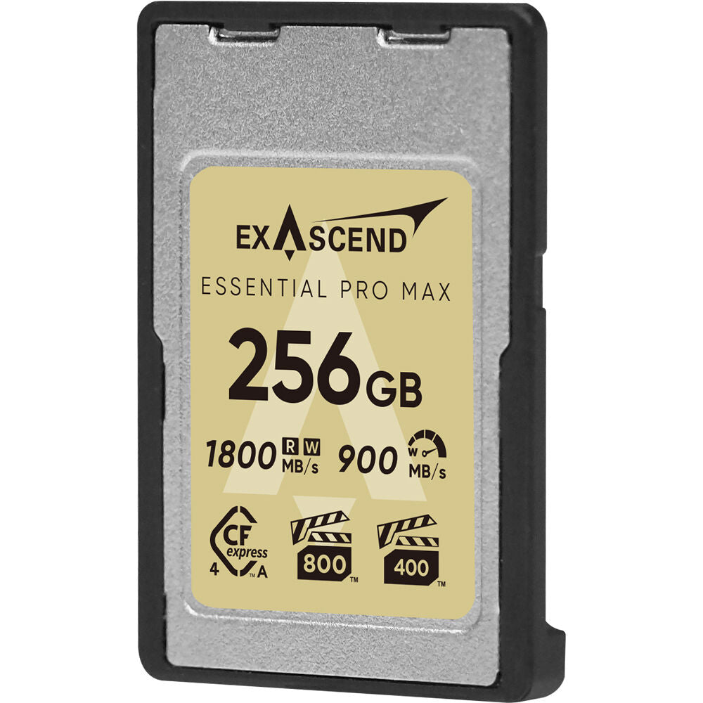 Tarjeta Exascend 256GB Essential Pro Max CFexpress 4.0 Type A - vista lateral