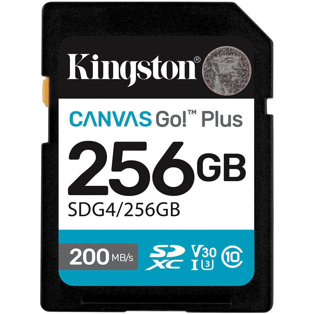 Tarjeta Kingston 256GB Canvas Go! Plus UHS-I SDXC - vista principal