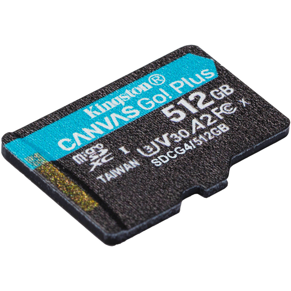 Tarjeta Kingston 512GB Canvas Go! Plus UHS-I microSDXC - vista frontal