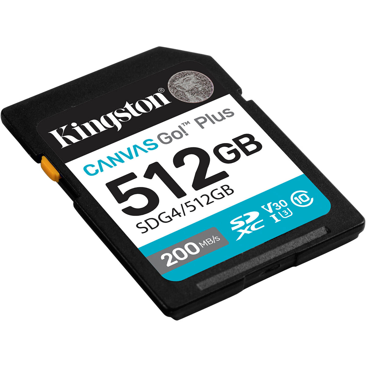 Tarjeta Kingston 512GB Canvas Go! Plus UHS-I SDXC - vista frontal