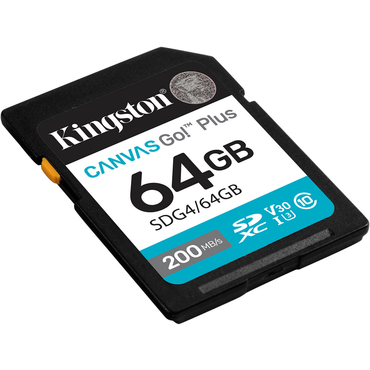 Tarjeta Kingston 64GB Canvas Go! Plus UHS-I SDXC - vista frontal