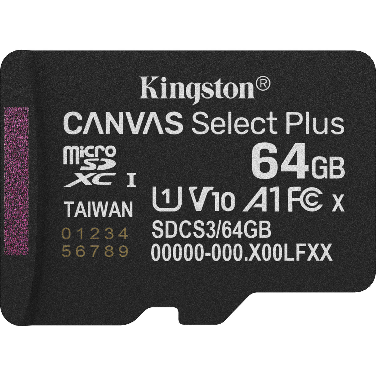 Tarjeta Kingston 64GB Canvas Select Plus UHS-I microSDXC - vista principal