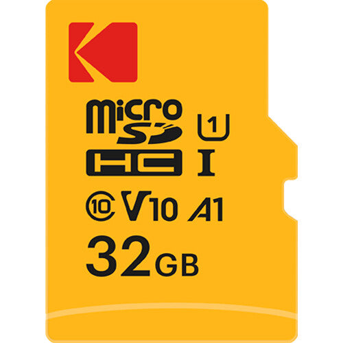 Tarjeta Kodak 32GB Premium Performance UHS-I microSDHC con SD Adapter - vista principal