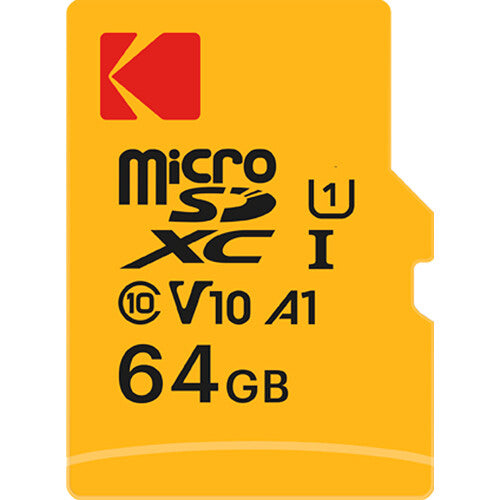 Tarjeta Kodak 64GB Premium Performance UHS-I microSDXC con SD Adapter - vista principal