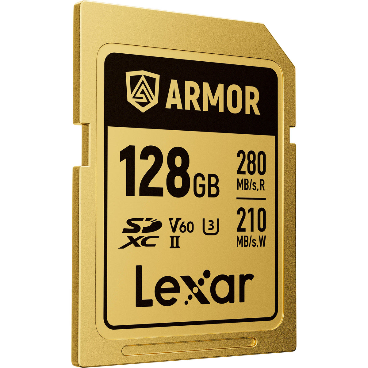 Tarjeta Lexar 128GB ARMOR GOLD UHS-II SDXC - en uso