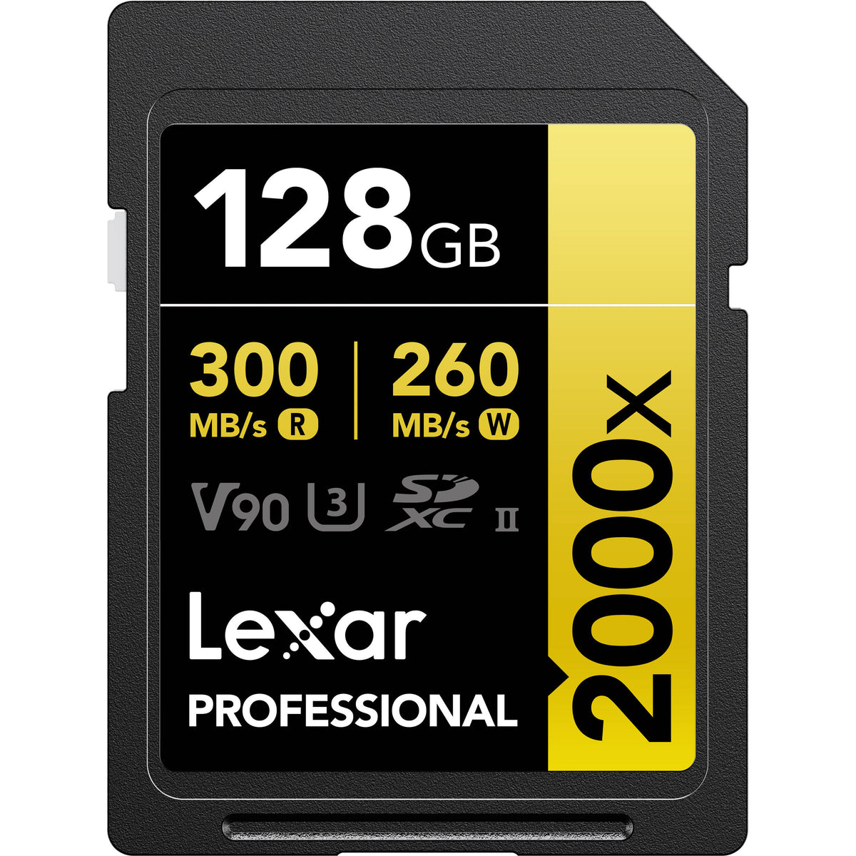 Tarjeta Lexar 128GB Professional 2000x UHS-II SDXC - vista principal