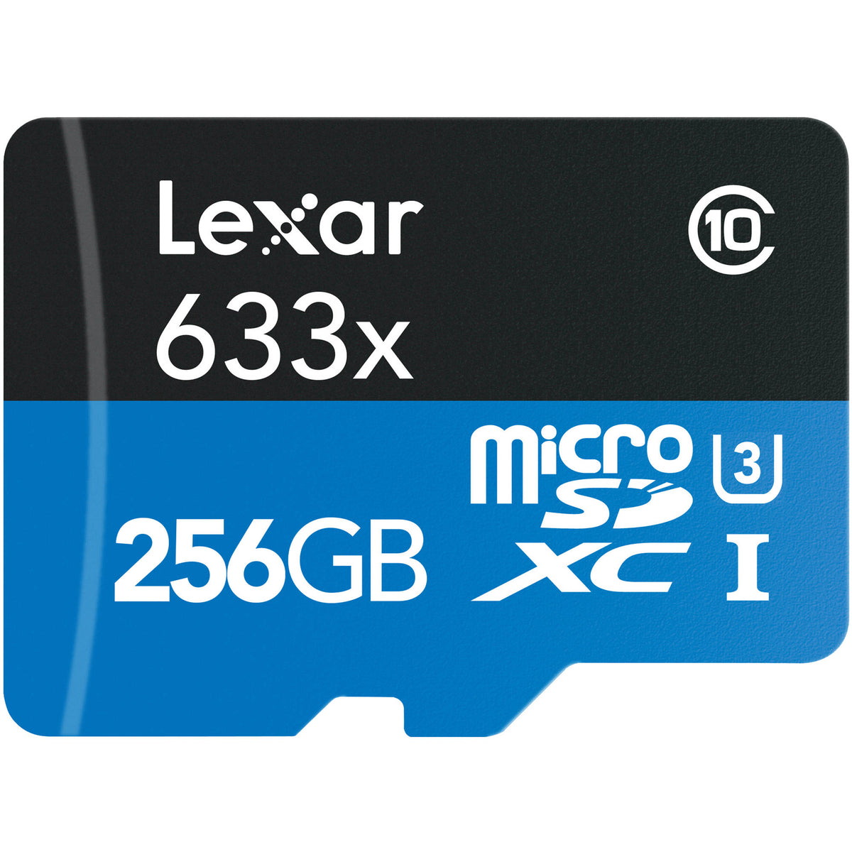 Tarjeta Lexar 256GB High-Performance 633x UHS-I microSDXC con SD Adapter - vista principal