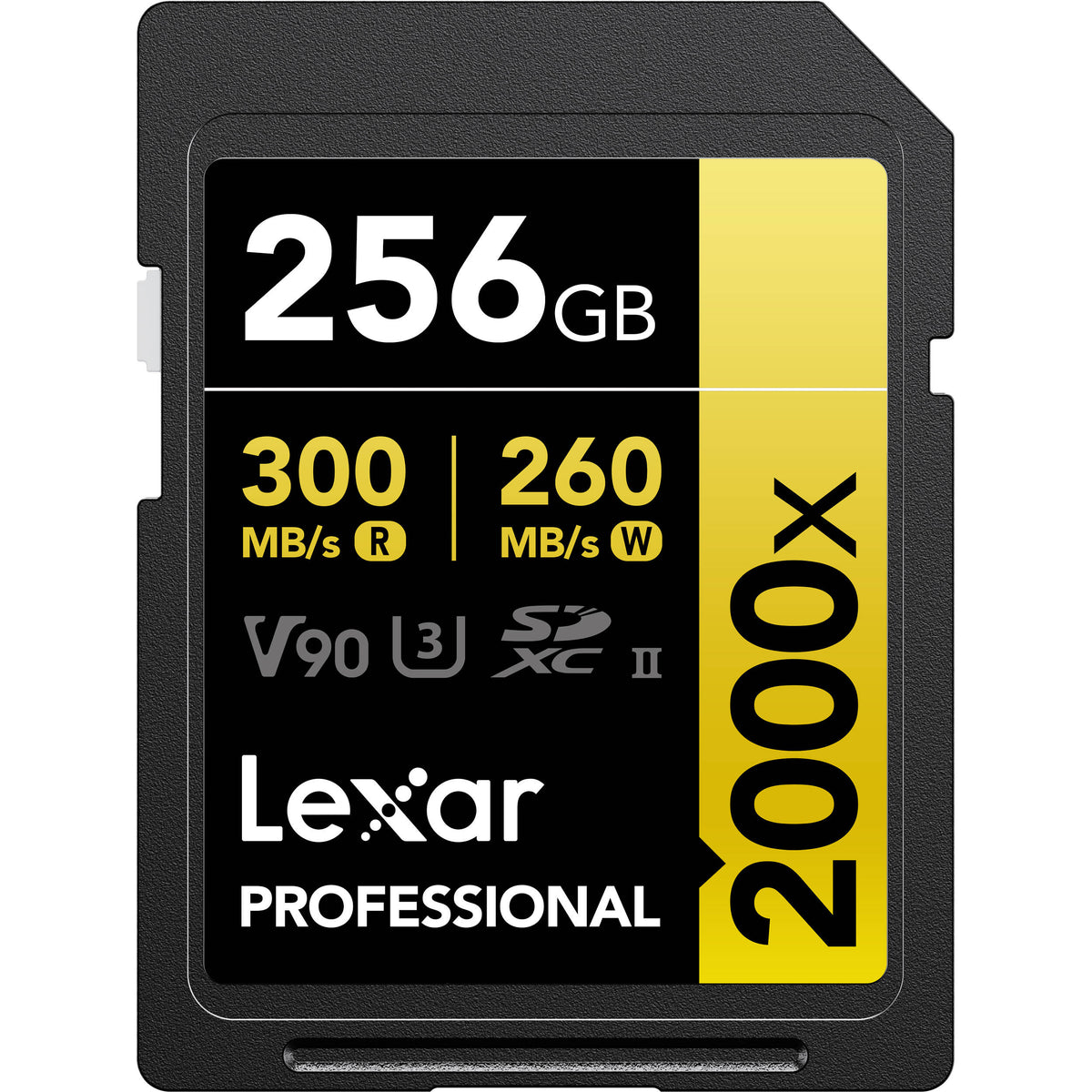 Tarjeta Lexar 256GB Professional 2000x UHS-II SDXC - vista principal
