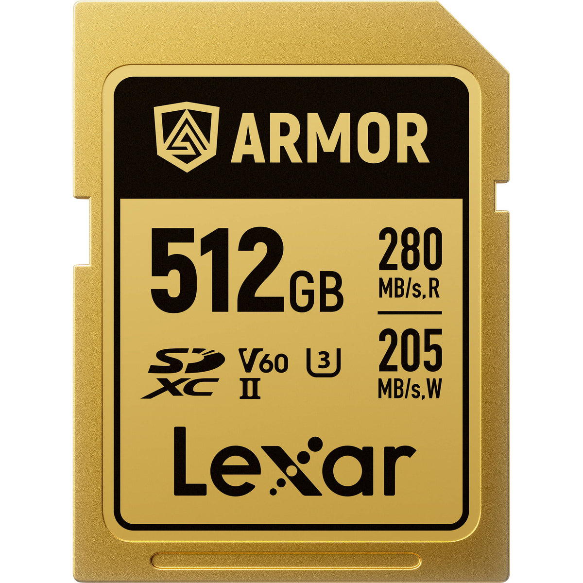 Tarjeta Lexar 512GB ARMOR GOLD UHS-II SDXC - vista principal