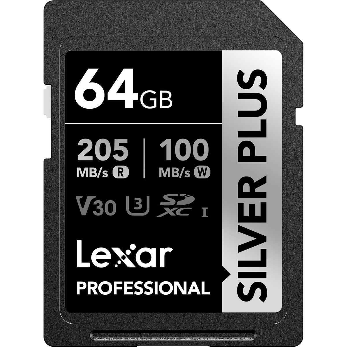 Tarjeta Lexar 64GB Professional SILVER PLUS UHS-I SDXC - vista principal