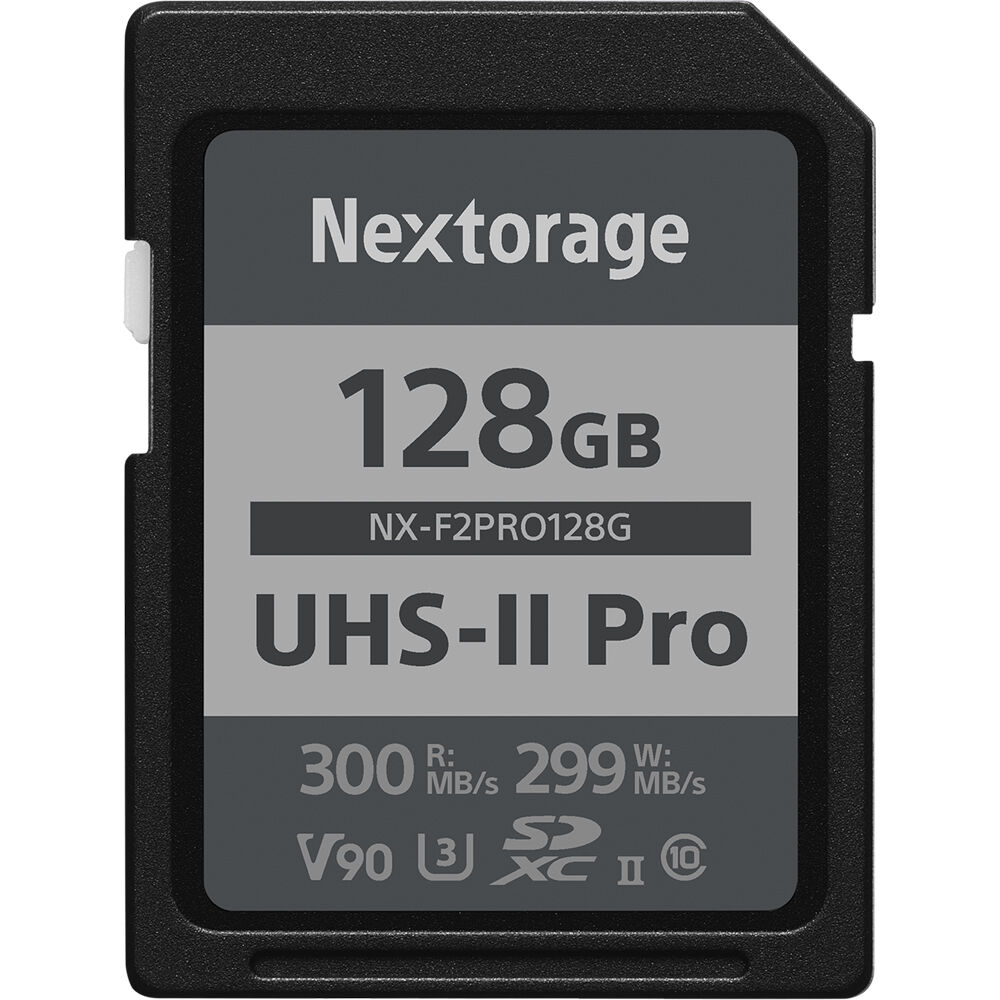 Tarjeta Nextorage 128GB NX-F2PRO Serie UHS-II SDXC - vista principal