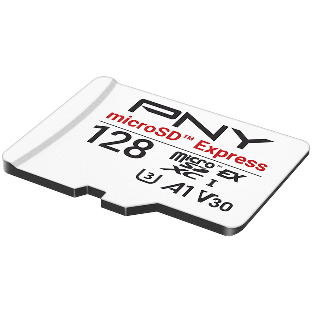 Tarjeta PNY 128GB microSD Express - vista trasera