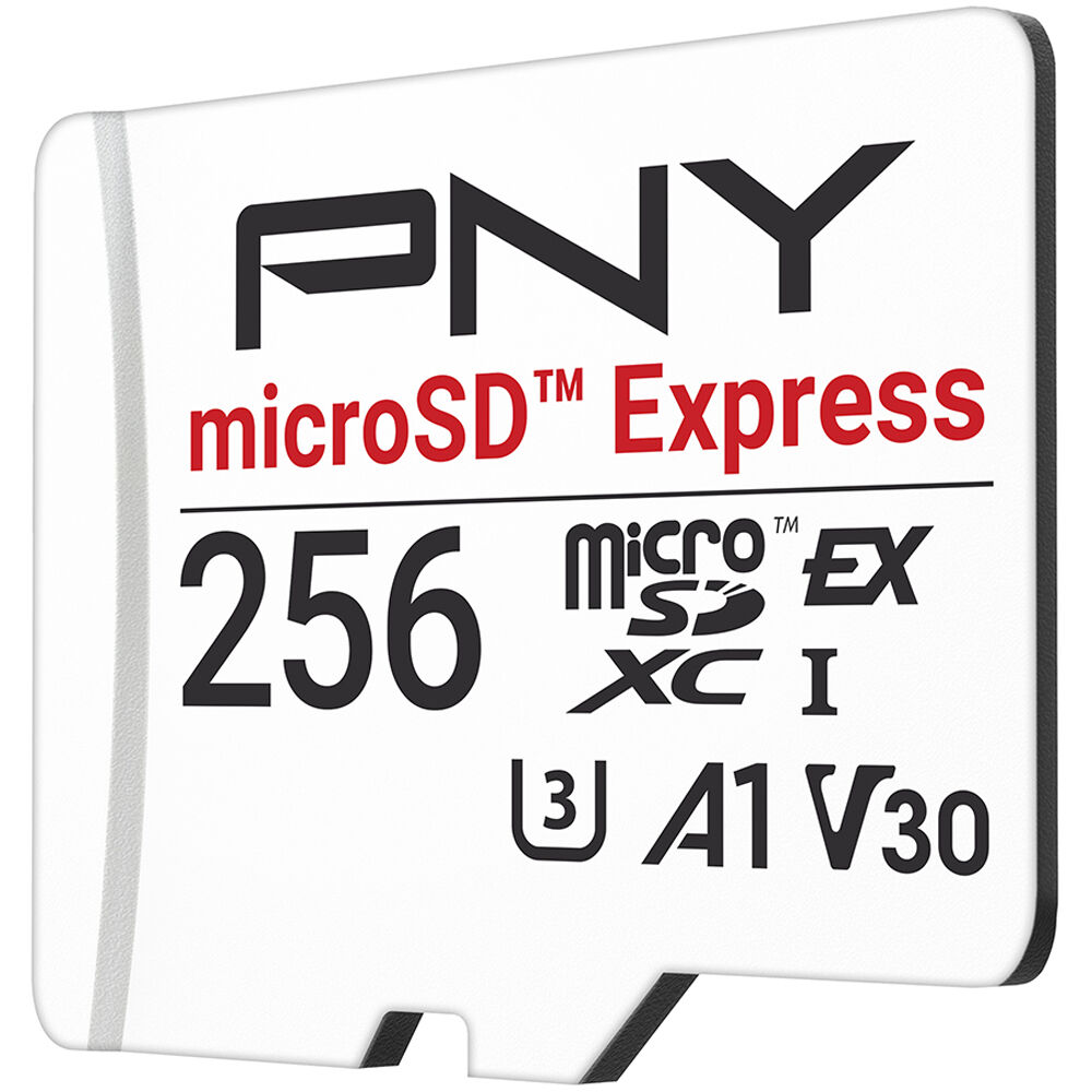 Tarjeta PNY 256GB microSD Express - vista frontal