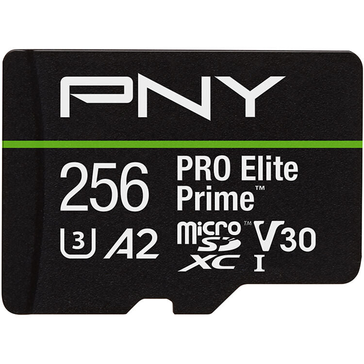 Tarjeta PNY 256GB PRO Elite Prime microSDXC con SD Adapter - vista principal